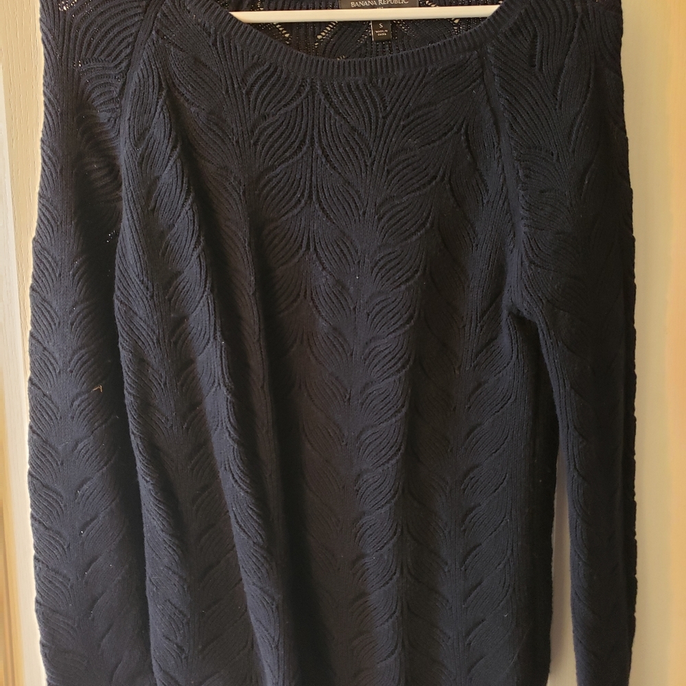 Navy Sweater knit
